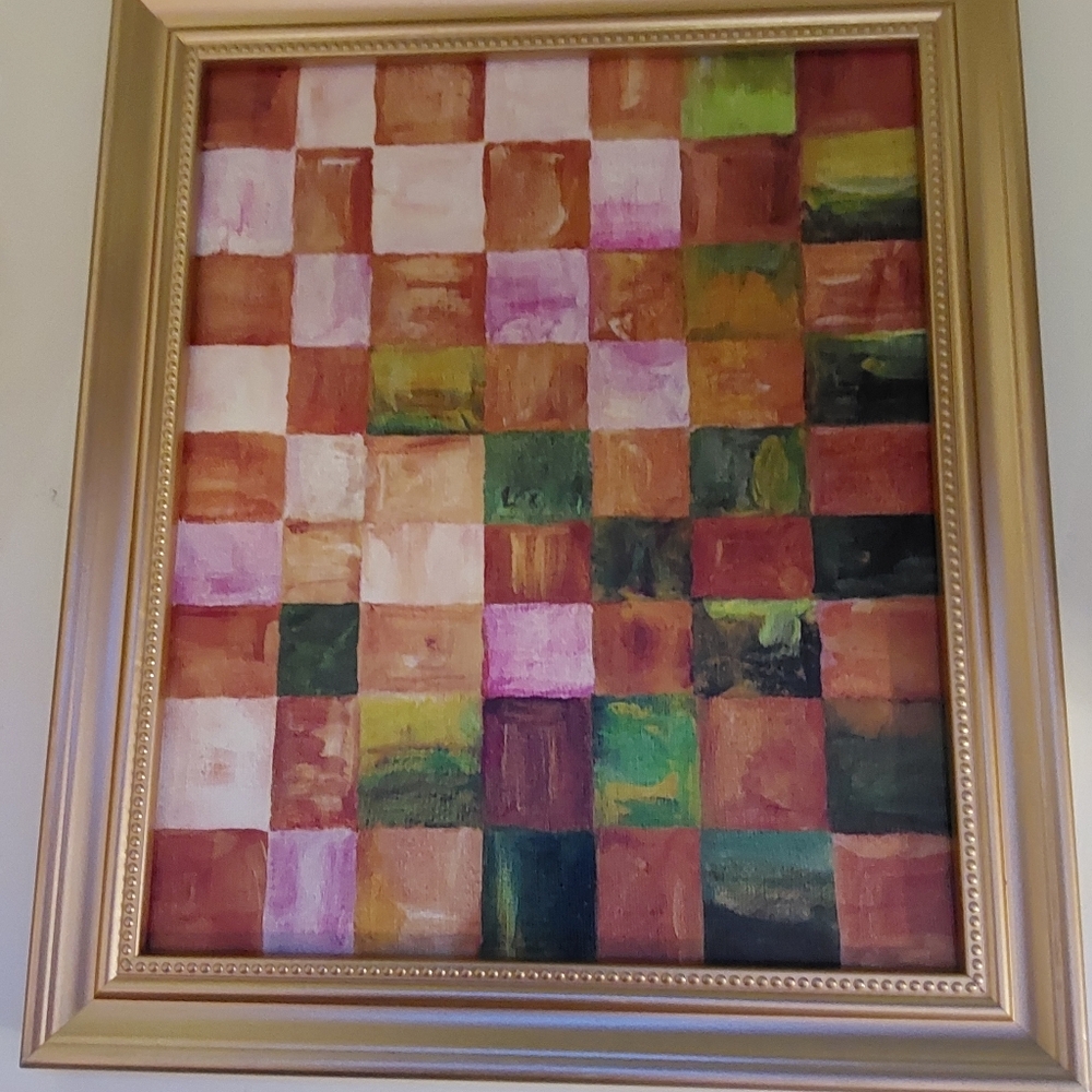 10x12 inch checker frame art (33)